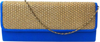 

Bhamini Party Blue, Red Clutch