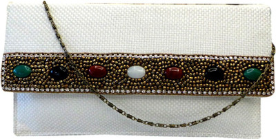 

Bhamini Party White Clutch