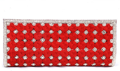 

Abqa Casual Red Clutch