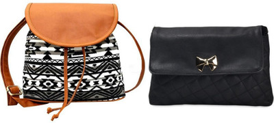 

Kleio Casual Black Clutch