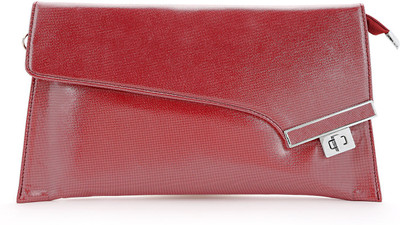 

Elligator Party Maroon Clutch