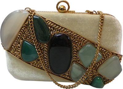 

Bhamini Party Gold Clutch