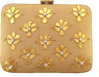 

Anmita Party Gold Clutch