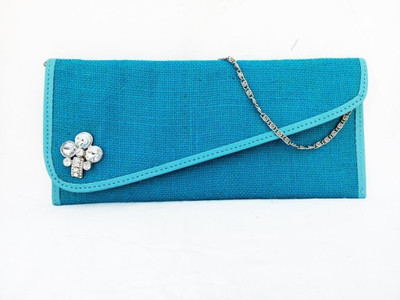 25% OFF on Avisha Creations Party Blue Clutch 25% OFF on Avisha Creations Party Blue Clutch