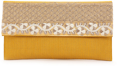 

Elligator Party Yellow Clutch