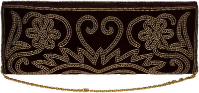 

The Indian Handicraft Store Party Black Clutch