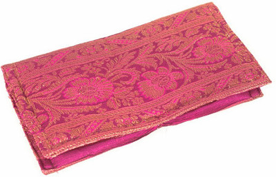 

Indha Craft Casual Pink Clutch