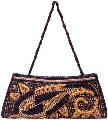 

Kleio Party Black Clutch