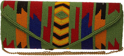 

The Indian Handicraft Store Party Multicolor Clutch