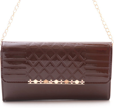 

Foolzy Party Brown Clutch