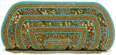 

Kawaii Casual Gold Clutch