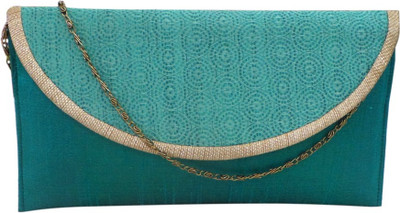 

Bhamini Party Green Clutch