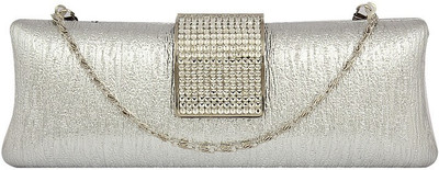 

Kion Style Party Silver Clutch