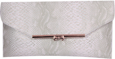

Womaniya Party White Clutch