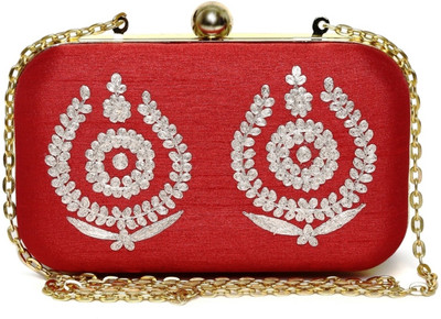 

Hepburnette Party Red Clutch