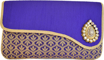 

Mahadev Exports Casual Blue Clutch