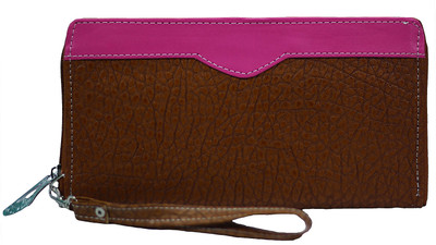 

VS Creation Casual Brown, Pink Clutch