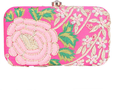 

Royal Pitarah Casual Pink Clutch