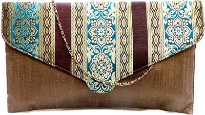 

Bhamini Party Brown Clutch