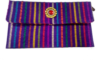 

Premeca Casual Purple Clutch