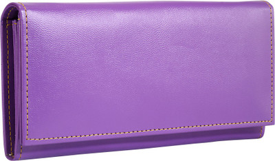 

Contrast Casual Purple Clutch