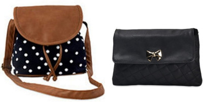 

Kleio Casual Black Clutch