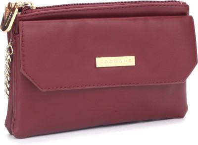 

Addons Casual Maroon Clutch