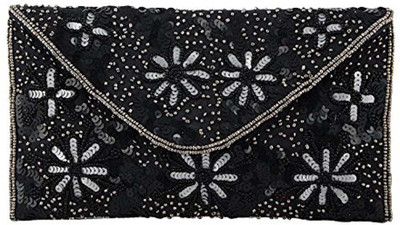 

Duchess Party Black, Silver Clutch