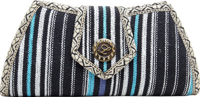 

Shop & Shoppee Casual Black, Blue Clutch