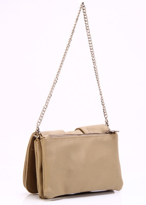 

Butterflies Casual Beige Clutch