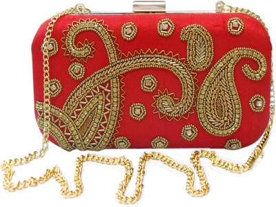 

Bhamini Party Red Clutch
