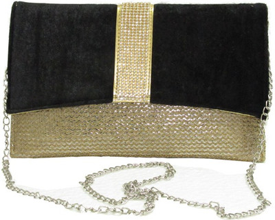 

Laviva Party Black, Gold Clutch