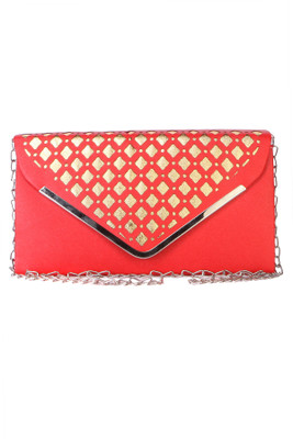 

Skyways Party Red Clutch