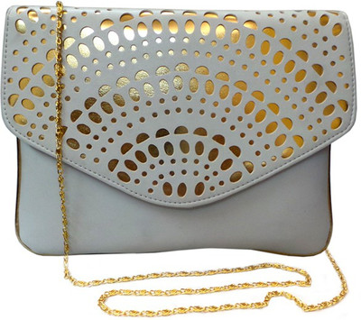 

Bhamini Party White Clutch