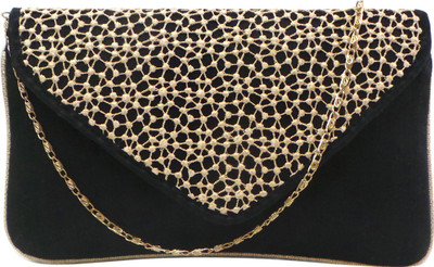 

Bhamini Party Black Clutch