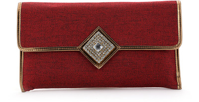 

Elligator Party Red Clutch