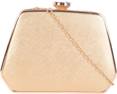 Kleio Party Gold Clutch