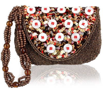 

Ahankara Casual Brown Clutch