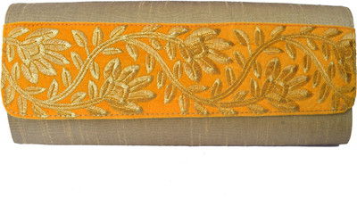 

Mahadev Exports Casual Yellow Clutch