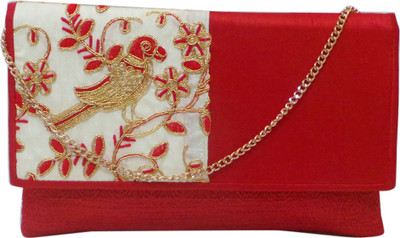 

Bhamini Party Red Clutch