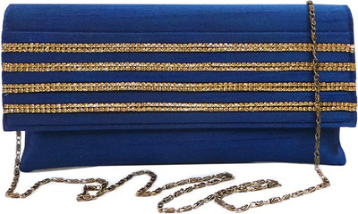 

Bhamini Party Blue Clutch