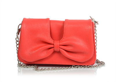

Butterflies Casual Red Clutch