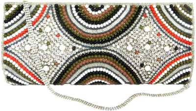 

Kawaii Casual Silver Clutch
