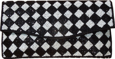 

Spice Art Party Black, White Clutch