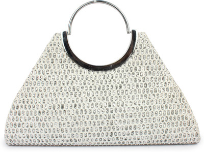 

Histeria Casual Silver Clutch