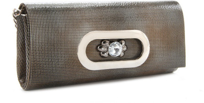 

Swiss Design Party Black, Grey, Brown Clutch, Black;brown;grey