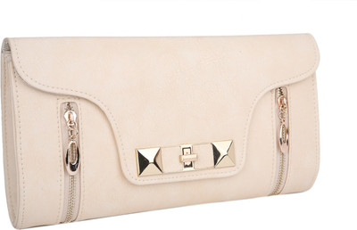 

Fur Jaden Party Beige Clutch