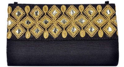 

Duchess Party Black, Gold Clutch