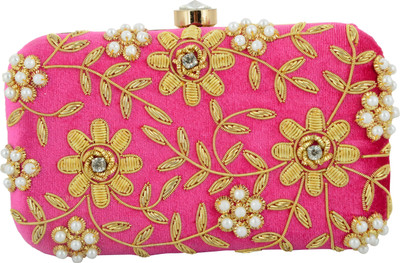 

Tooba Handicraft Party Multicolor Clutch