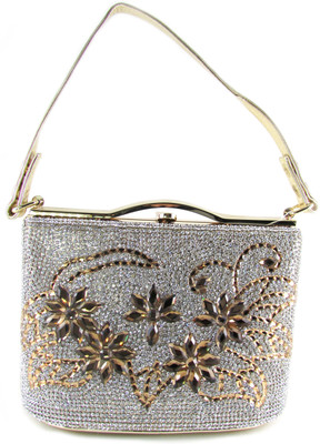 

Dolls N Queens Party Gold Clutch
